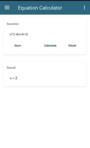 Algebra Equation Calculator 3