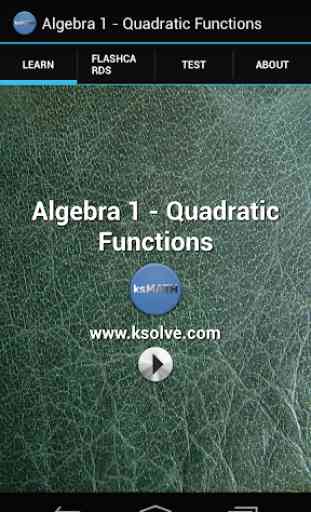 Algebra1- Quadratic Equations 1