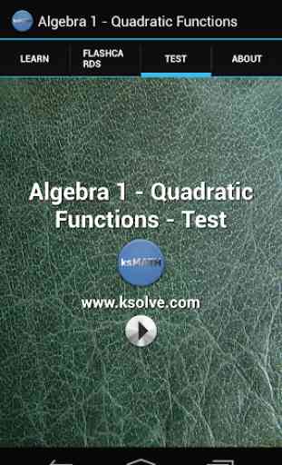 Algebra1- Quadratic Equations 4
