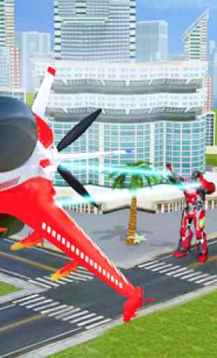 ambulance volante jet d'air faire des jeux d robot 3
