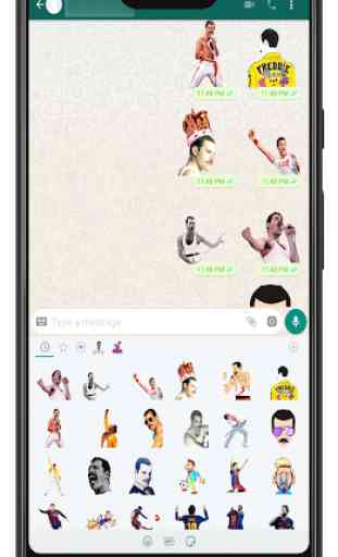 Autocollants Freddie Mercury pour WhatsApp 2