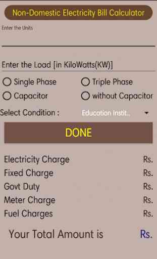Bijli bill :Electricity bill calculator 2