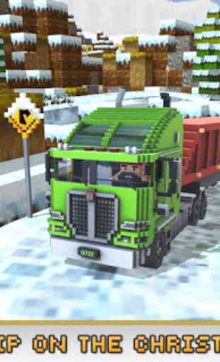 Blocky Truck Simulator 2018 4