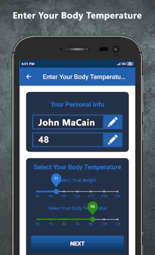 Body Temperature App 2