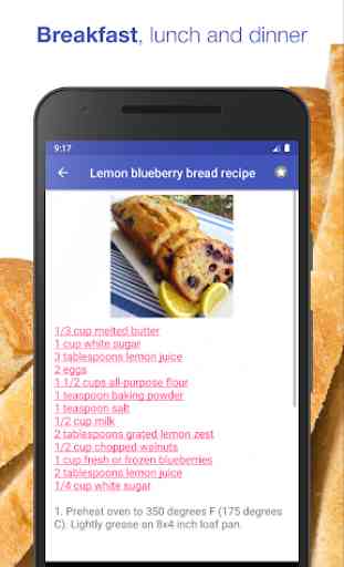 Bread recipes free offline app 2