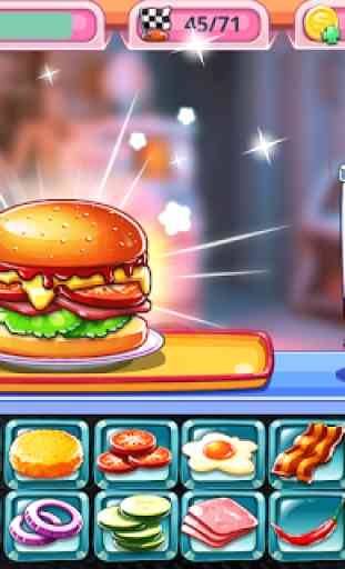Burger Fever : Fast Food Cooking Restaurant 2