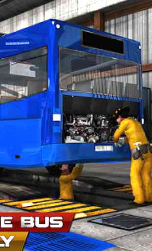Bus Mécanicien réparer Magasin 3D - Mechanic Shop 1