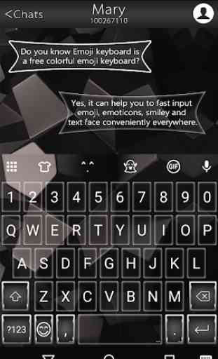 Business Black Emoji Keyboard 1