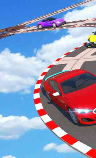 Car Fun Race Drive: Roues Mega Ramp Car Racing 3D 3