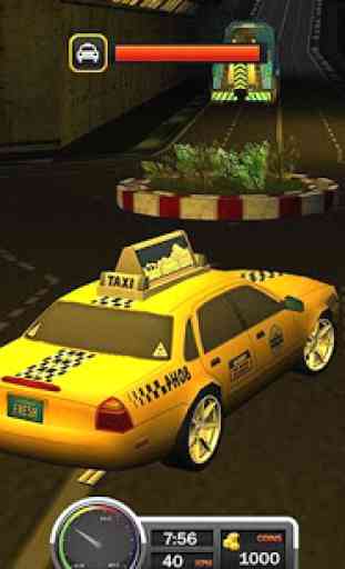 Chauffeur de taxi 2019 - USA city cab drive game 2