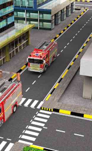 City Firefighter Truck conduite de sauvetage 2
