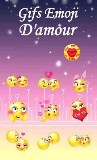 Clavier d'amour emoji 2