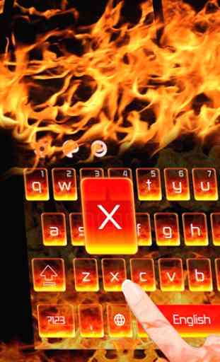 clavier feu flamme 2