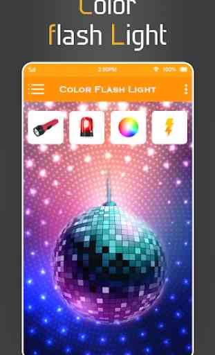 Color flash light : Torch LED Light 3