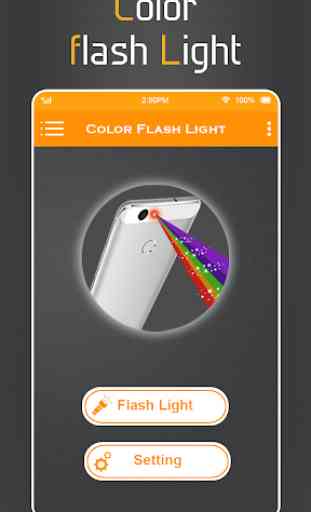 Color flash light : Torch LED Light 4
