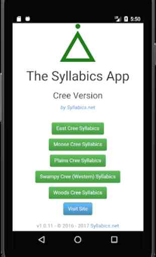 Cree Syllabics 1