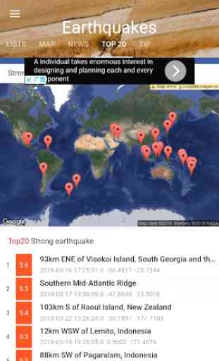Earthquake Track - Realtime alerts 4