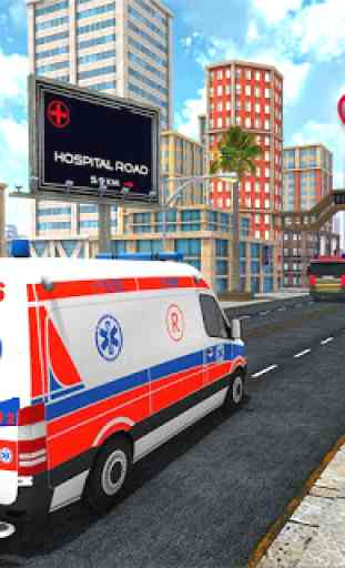 Emergency Rescue Ambulance Driving Simulator 2019 4