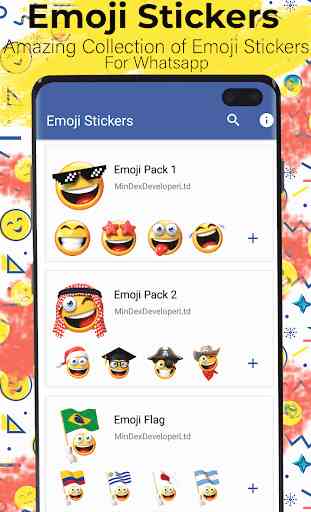 Emoji Autocollant Pour WhatsApp 2019 - WastickerAp 1