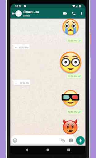 Emoji autocollants pour WhatsApp  1