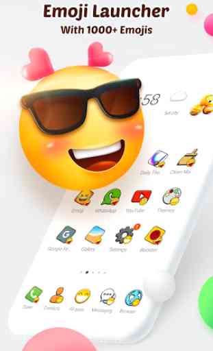 Emoji Launcher- Love emoji & gif stickers 1