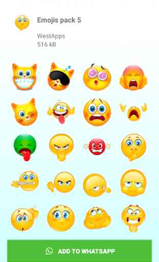 Emoticons stickers for whatsapp 3