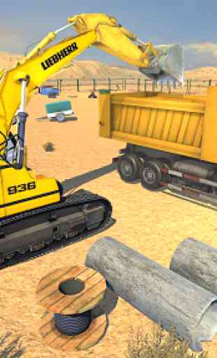 Excavatrice lourde City Construction Sim 2019 3