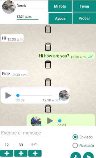 Fake Chat Conversation 1