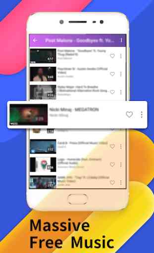 Floating Tunes-Free Music Video Player 1