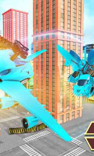 Flying car transformation robot voiture guerres 3