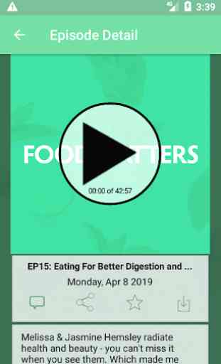 Food Matters Podcast 1