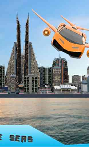 Future Flying Car Robot Taxi Cab Transporter Games 1