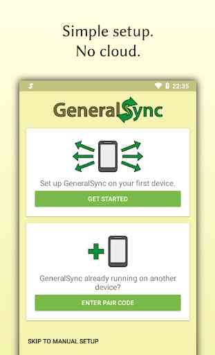 GeneralSync: sync contacts & calendars via W/LAN 1