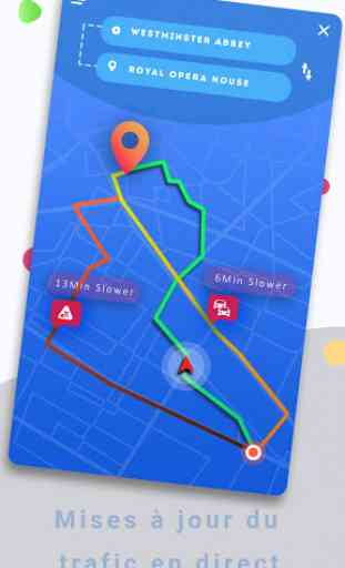 GPS en temps réel, cartes, itinéraires et trafic 4