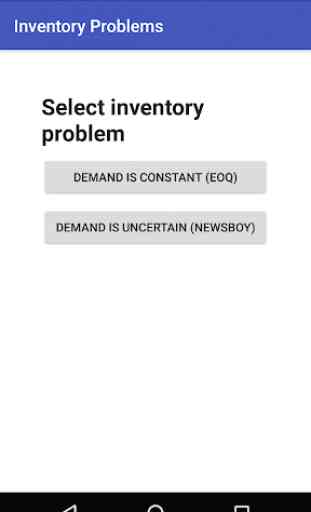 Inventory Systems 1