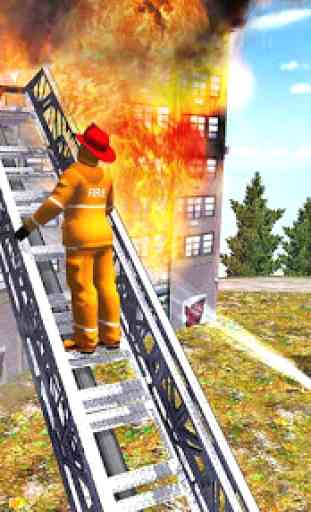 jeu de conduite de camion de pompiers 2019 - Fire 3