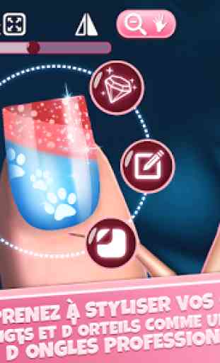 Jeux de manicure de mode: Salon des ongles 3D 2