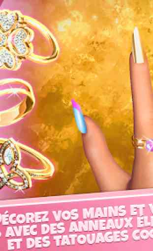 Jeux de manicure de mode: Salon des ongles 3D 3