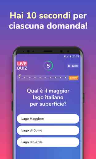 Live Quiz - Vinci Premi Veri 2