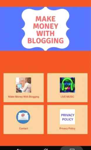 Make Money With Blogging 1