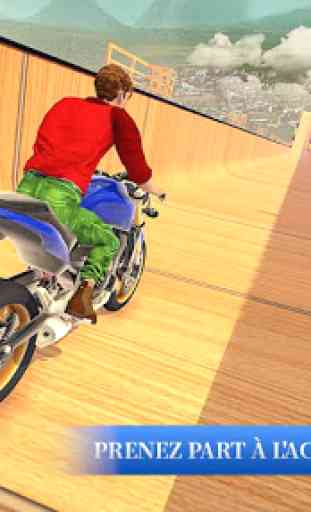 Mega Ramp Moto Impossible Stunts 3