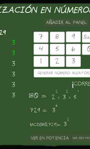 Números primos y factorización 2