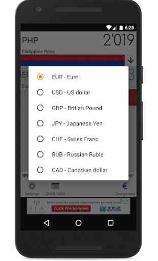 Philippine Peso PHP currency converter 1