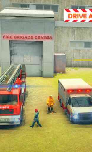 Pilote d'urgence de sauvetage de camion de pompier 3