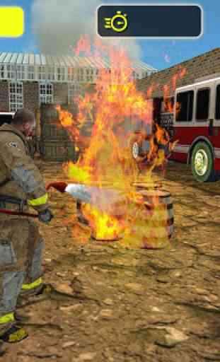 pompier école 3d: jeu pompier héros de sauvetage 1
