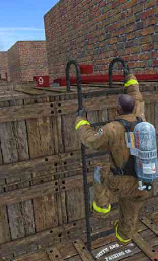 pompier école 3d: jeu pompier héros de sauvetage 2