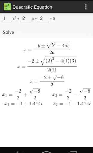 Quadratic Equation 2