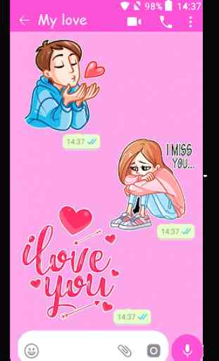 Stickers Amour Pour Whatsapp 2020 1