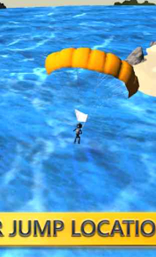 Stickman 3D: parachutisme 2