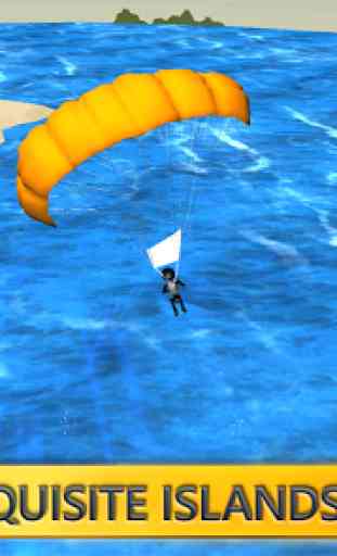 Stickman 3D: parachutisme 3
